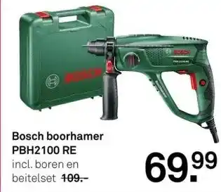 Karwei Bosch boorhamer pbh2100 re aanbieding