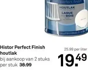 Karwei Histor perfect finish houtlak aanbieding