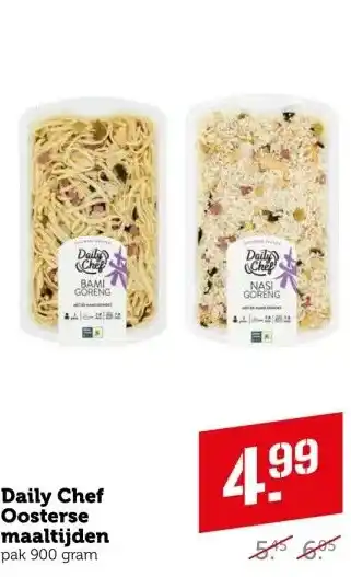 Coop Daily chef oosterse maaltijden aanbieding