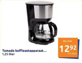 Action Tomado koffiezetapparaat... 1,25 liter aanbieding