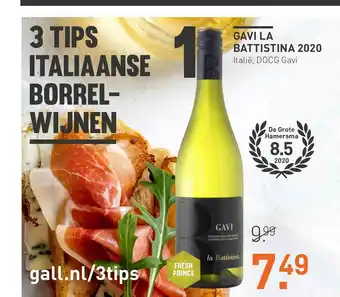 Gall & Gall Gavi La Battistina 2020 aanbieding