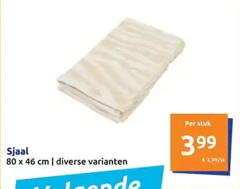 Action Sjaal 80 x 46 cm aanbieding