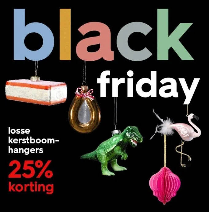 Losse kerstboom hangers aanbieding bij HEMA