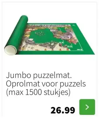 Intratuin Jumbo puzzelmat. oprolmat voor puzzels (max 1500 stukjes) aanbieding
