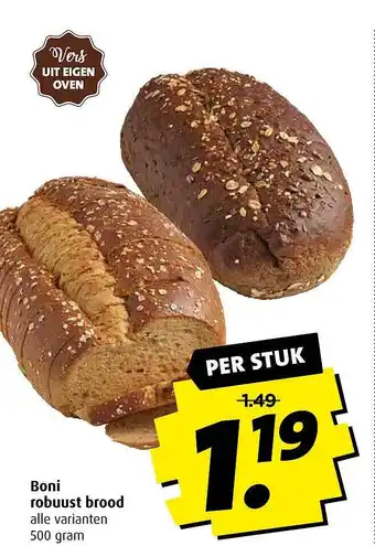 Boni Boni Robuust Brood aanbieding