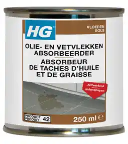 De Online Drogist Hg vloeren tegel & natuursteen olie - en vetvlekken absorbeerder aanbieding