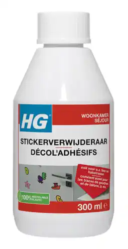 De Online Drogist Hg woonkamer stickerverwijderaar aanbieding