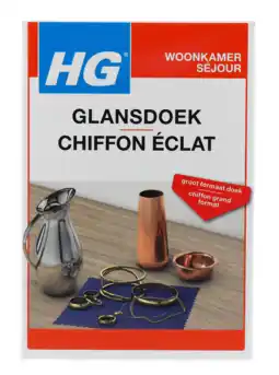 De Online Drogist Hg woonkamer zilver glansdoek aanbieding