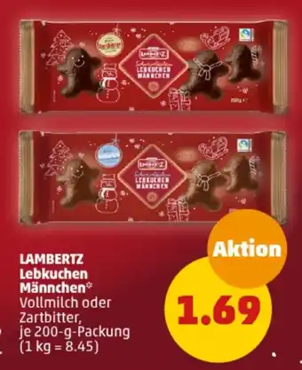 PENNY DE LAMBERTZ Lebkuchen Männchen aanbieding