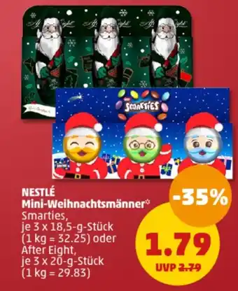 PENNY DE NESTLÉ Mini-Weihnachtsmänner aanbieding