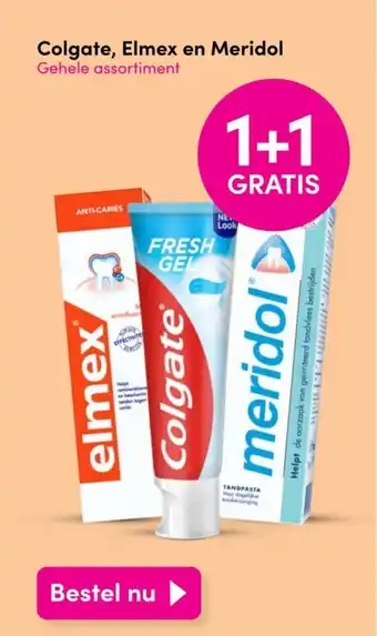 DA Colgate, Elmex en Meridol Gehele assortiment aanbieding