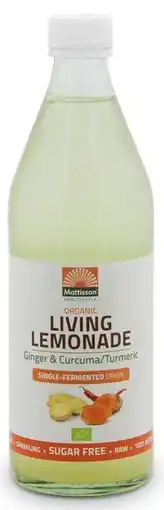 De Online Drogist Mattisson healthstyle organic living lemonade ginger & curcuma aanbieding