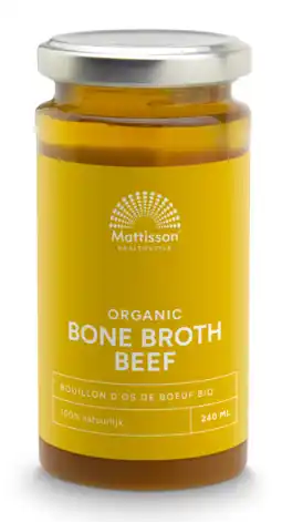 De Online Drogist Mattisson healthstyle biologische botten bouillon - rund aanbieding