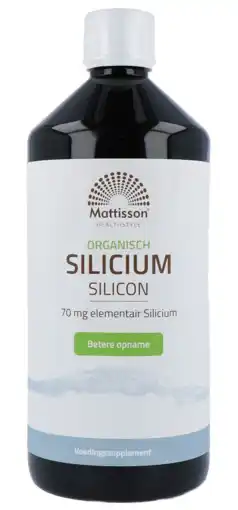 De Online Drogist Mattisson healthstyle organisch silicium vloeistof aanbieding