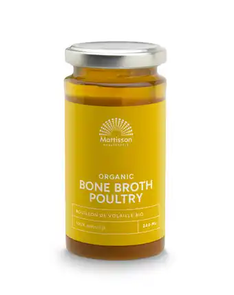 De Online Drogist Mattisson healthstyle biologische botten bouillon - gevogelte aanbieding