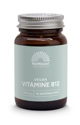 De Online Drogist Mattisson healthstyle vitamine b12 5000mcg zuigtabletten aanbieding