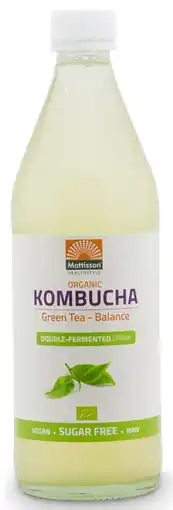 De Online Drogist Mattisson healthstyle kombucha groene tea balance aanbieding