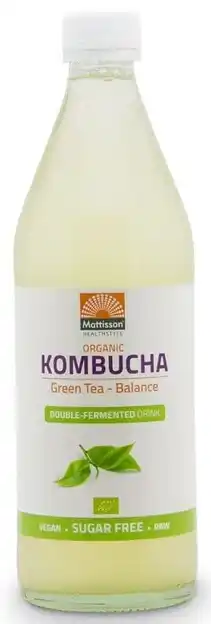 De Online Drogist Mattisson healthstyle kombucha groene tea balance aanbieding