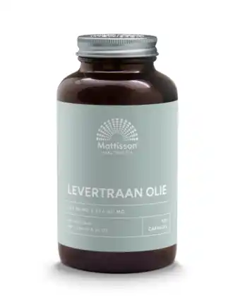 De Online Drogist Mattisson healthstyle levertraan olie capsules aanbieding