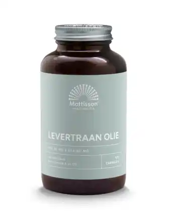 De Online Drogist Mattisson healthstyle levertraan olie capsules aanbieding