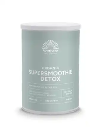 De Online Drogist Mattisson healthstyle organic super smoothie detox aanbieding