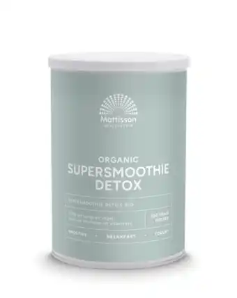 De Online Drogist Mattisson healthstyle organic super smoothie detox aanbieding