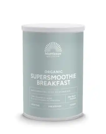 De Online Drogist Mattisson healthstyle organic super smoothie breakfast aanbieding