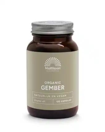 De Online Drogist Mattisson healthstyle gember capsules aanbieding