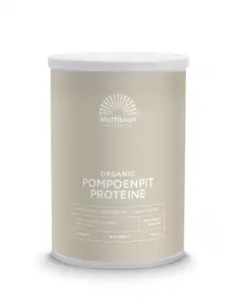 De Online Drogist Mattisson healthstyle biologische pompoenpit proteïne poeder aanbieding
