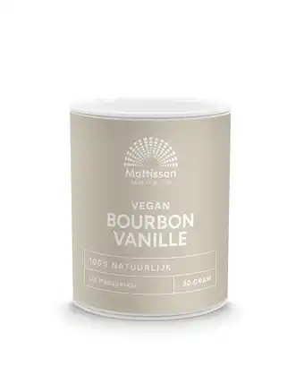 De Online Drogist Mattisson healthstyle bourbon vanille poeder aanbieding