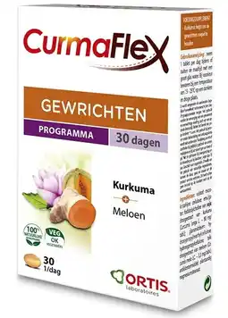 De Online Drogist Ortis curmaflex kurkuma meloen tabletten aanbieding