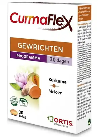 De Online Drogist Ortis curmaflex kurkuma meloen tabletten aanbieding