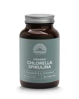 De Online Drogist Mattisson healthstyle organic chlorella spirulina tabletten aanbieding