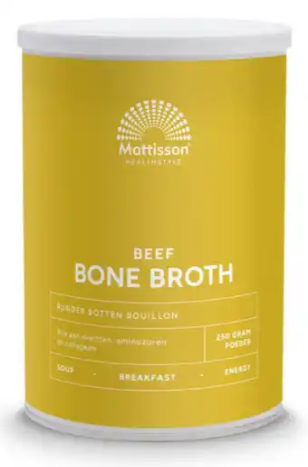 De Online Drogist Mattisson healthstyle botten bouillon aanbieding