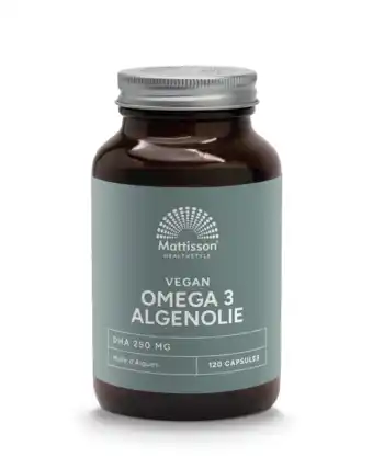 De Online Drogist Mattisson healthstyle vegan omega 3 algenolie dha 260mg capsules aanbieding