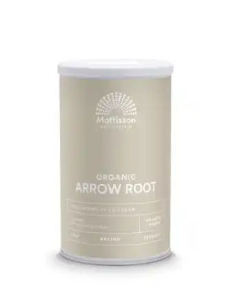 De Online Drogist Mattisson healthstyle biologische arrow root poeder aanbieding