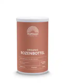 De Online Drogist Mattisson healthstyle biologische rozenbottel poeder aanbieding