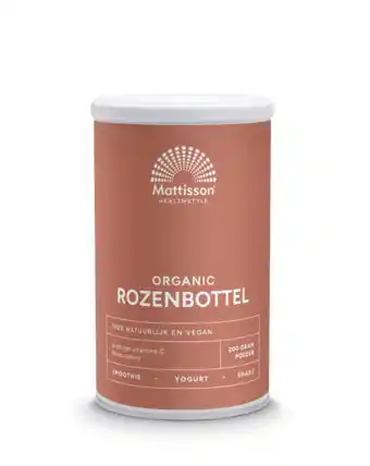 De Online Drogist Mattisson healthstyle biologische rozenbottel poeder aanbieding