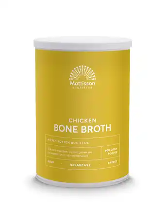 De Online Drogist Mattisson healthstyle botten bouillon kip aanbieding