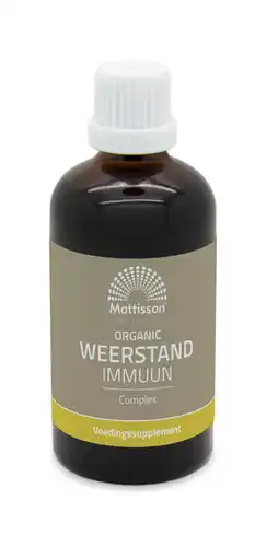 De Online Drogist Mattisson healthstyle biologisch weerstand immuun complex druppels aanbieding