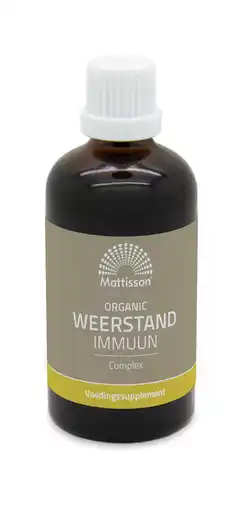 De Online Drogist Mattisson healthstyle biologisch weerstand immuun complex druppels aanbieding