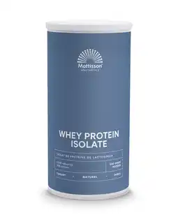 De Online Drogist Mattisson healthstyle sport wei proteïne poeder - isolaat 93% aanbieding