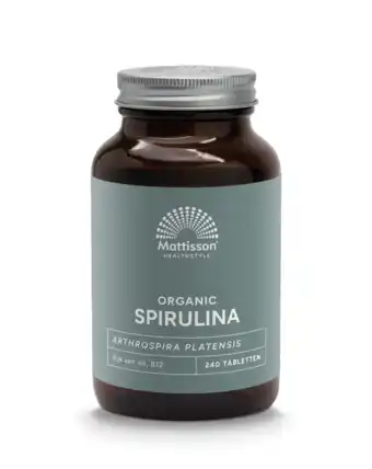 De Online Drogist Mattisson healthstyle biologische spirulina tabletten aanbieding