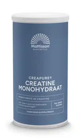 De Online Drogist Mattisson healthstyle creatine monohydraat poeder aanbieding