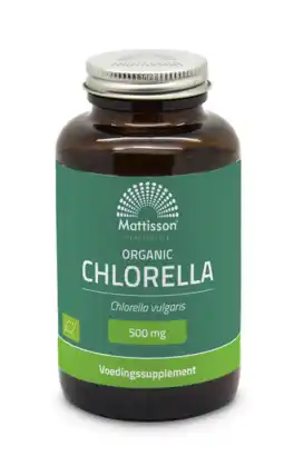De Online Drogist Mattisson healthstyle biologische chlorella 500mg tabletten aanbieding