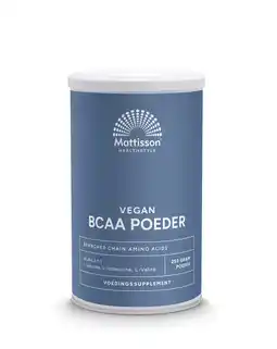 De Online Drogist Mattisson healthstyle vegan bcaa 2:1:1 poeder aanbieding