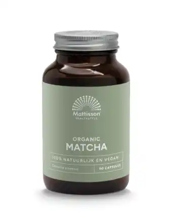 De Online Drogist Mattisson healthstyle matcha capsules aanbieding