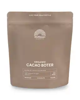 De Online Drogist Mattisson healthstyle biologische cacao boter aanbieding