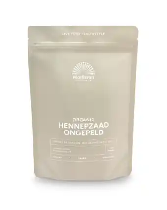 De Online Drogist Mattisson healthstyle biologisch hennepzaad ongepeld aanbieding