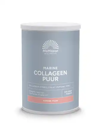 De Online Drogist Mattisson healthstyle marine collageen poeder peptan aanbieding